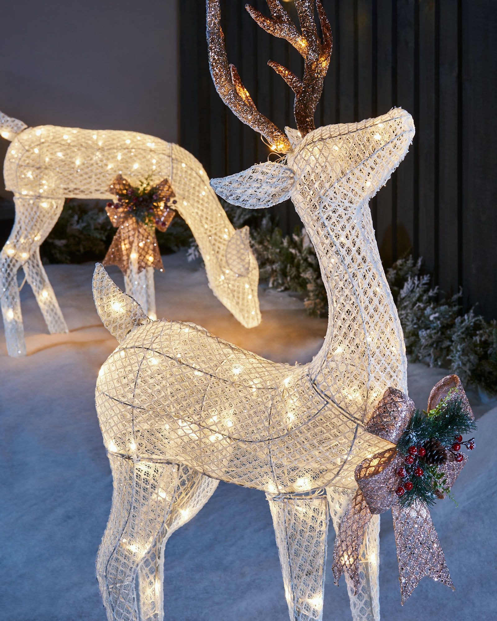 3D Reindeer Family Silhouette, 151 cm — We R Christmas